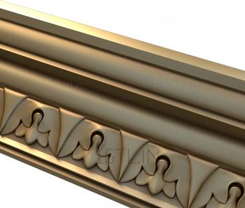 Cornice (KRN_0035) 3D model for CNC machine